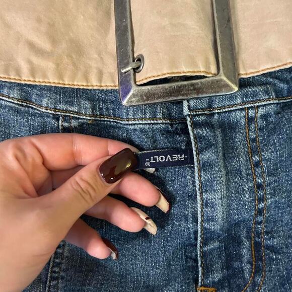 2000s denim mini skirt - Picture 2 of 5